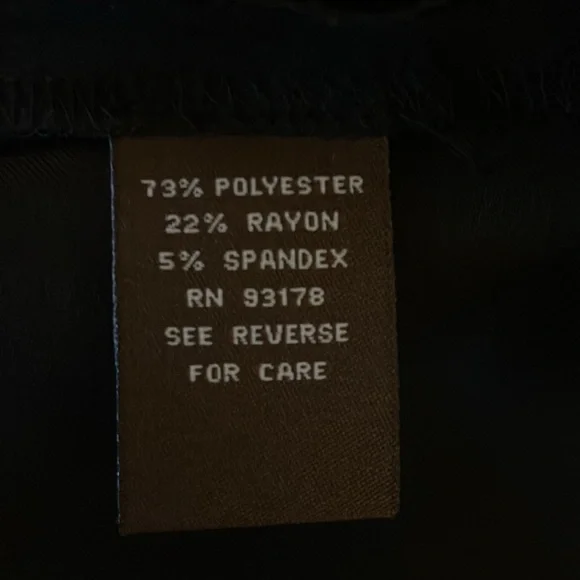 Adrienne Vittadini Black Career Skirt Sz 8P - Picture 9 of 10